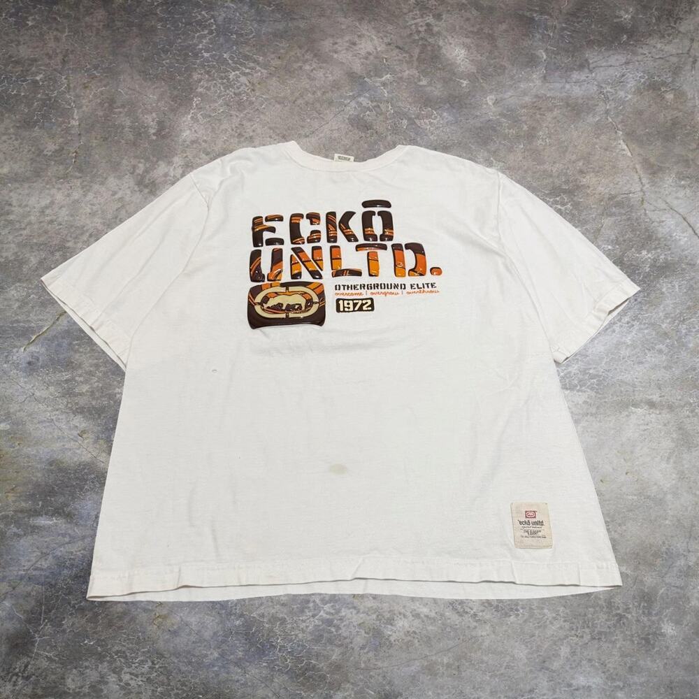 Ecko unltd white t shirt with